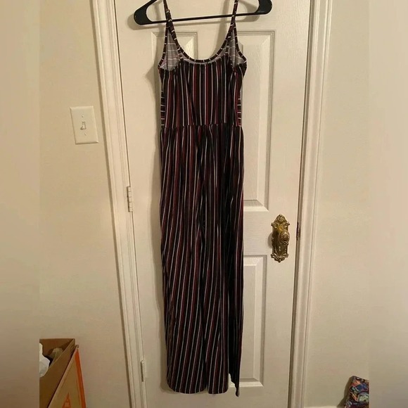 Wild Fable‎ Striped Womens Jumpsuit Sleeveless Casual Comfy Wide Leg Size M - Picture 2 of 5